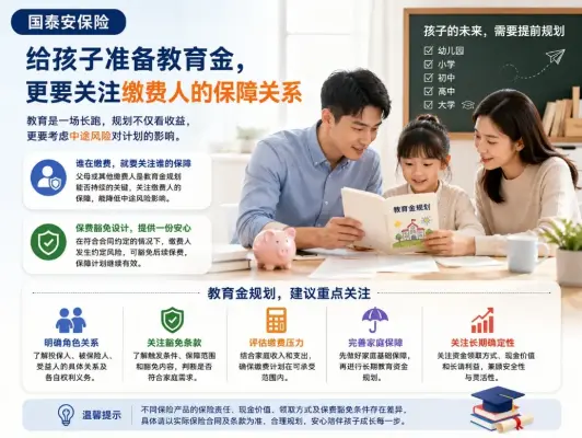 给孩子准备教育金，只盯着到期能领多少钱可能漏掉一个重要问题