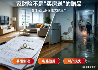  家财险不是“买房送”的赠品，看懂这几点保住大额资产